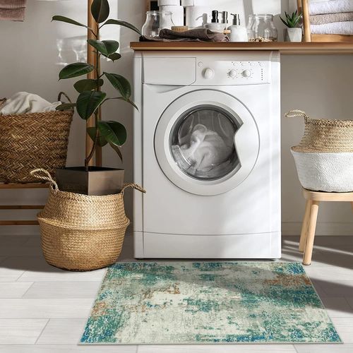 Tapis De Décoration Intérieure Moderne, 60 × 90 Cm - Vert