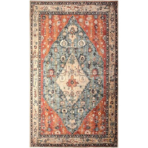 Tapis à Poils Ras, Idéal Pour L'entrée, Le Salon, La Chambre, La Table à Manger, 60×90cm