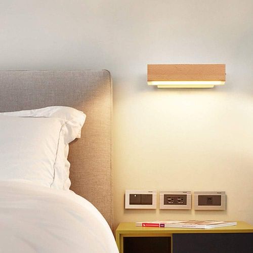 Applique Murale Intérieur LED, Applique Murale LED Rotation 360°chambre Chaude 3000k