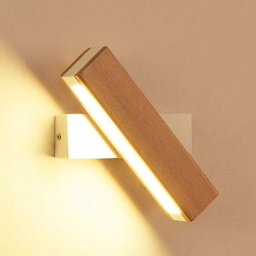 Applique Murale Intérieur LED, Applique Murale LED Rotation 360°chambre Chaude 3000k