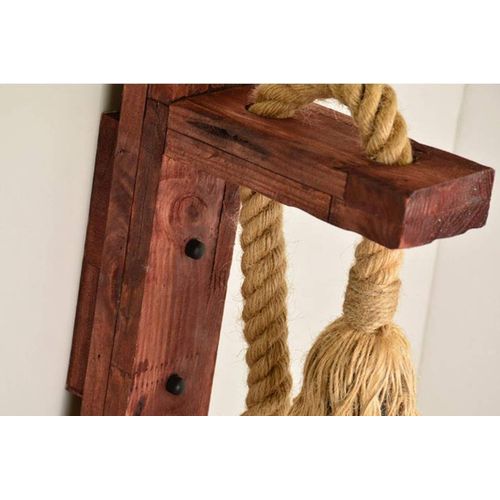 Lumière Murale De Corde De Chanvre Rétro (abat-jour à Ceinture Rouge Rétro)