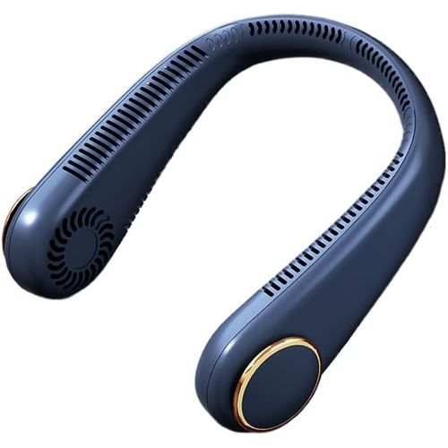 Mini Ventilateur De Cou Suspendu (ventilateur De Cou F15 Bleu 2000 Mah)