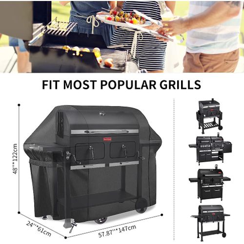 Housse de Protection Barbecue 147x61x122cm Oxford