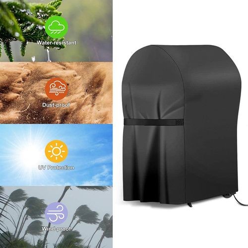 Housse de barbecue d'extérieur en tissu Oxford 77 x 70 x 110 cm