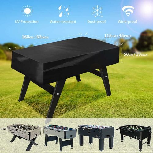 Housse de Protection Oxford Pour Table De Baby-foot Étanche 160x115x50cm