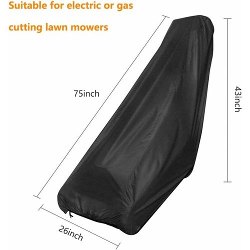 Housse anti-poussière pour tondeuse 190t 188 x 99 x 63,5 cm