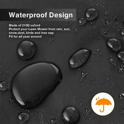 Housse anti-poussière pour tondeuse 190t 188 x 99 x 63,5 cm