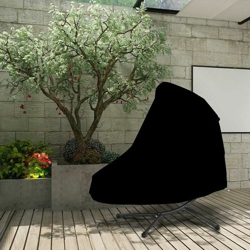 Housse de Protection Pour Chaise 185x117x198cm - Noir