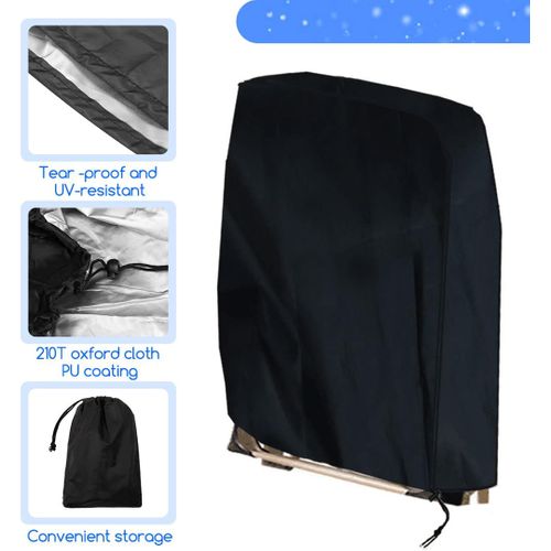 Housse de Protection Pour Bain De Soleil (96x85 Cm) - Noir