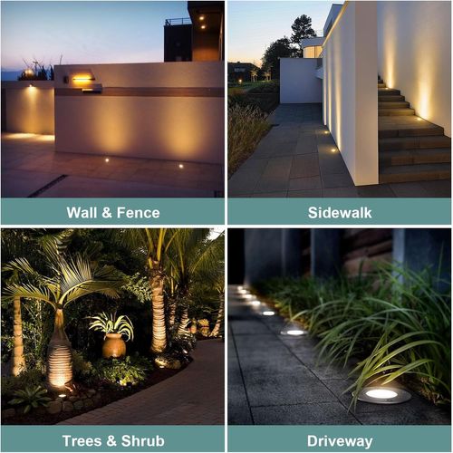 Spot Encastré De Sol Pour Éclairage Extérieur - 100 Mm - Éclairage Extérieur