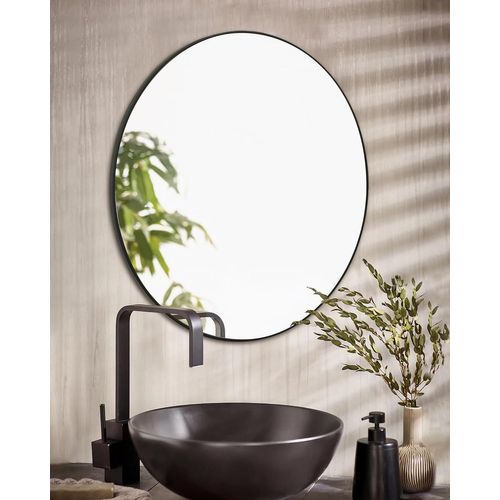 Miroir De Salle De Bain Rond Noir, 50×50cm