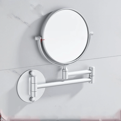 Miroir De Salle De Bain Pliable, Couleur Mate, 15 Cm