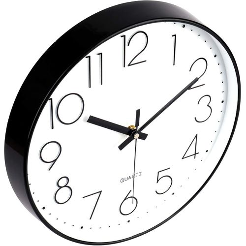 Horloge Murale à Quartz Silencieuse Et Moderne De 30,5 Cm