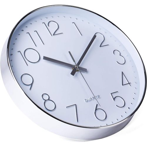 Horloge Murale à Quartz Silencieuse Et Moderne De 30,5 Cm