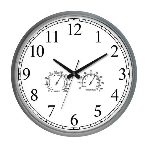Horloge Murale Ronde Avec Température Et Humidité