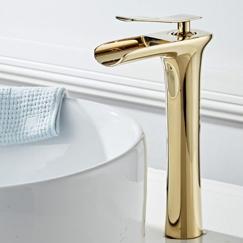 Robinet De Lavabo De Salle De Bain, Doré