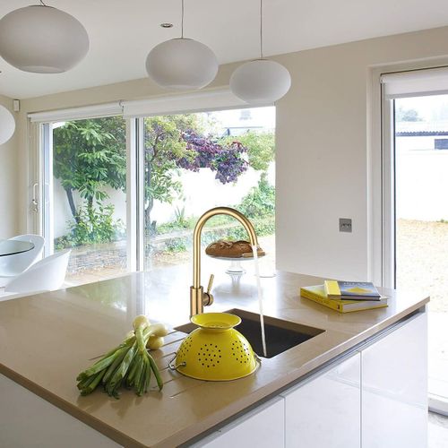 Robinet En Acier Inoxydable Brossé Or