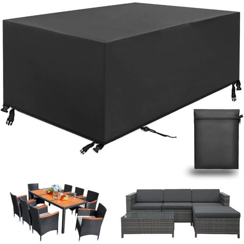 Housse de protection pour salon de jardin, housse de table rectangulaire, (180 * 120 * 74 cm)