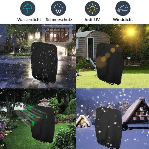 Housse Pour Vêtements 12 Pièces 60 X 100 Cm (noire) Résistante à La Poussière, à L'eau, Aux Mites