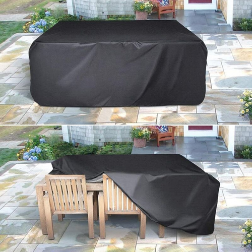 213x132x72 Cm Housse Pour Mobilier De Jardin,noir