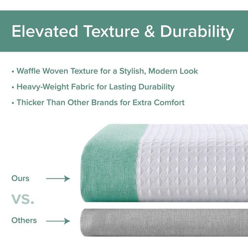 Rideau De Douche Imperméable Et Anti-moisissure Avec Crochets Rayures Vertes 180×180cm