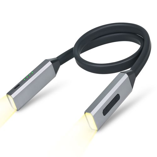 Lampe De Lecture Rechargeable Et Pliable - Noir
