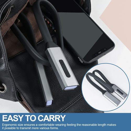 Lampe De Lecture Rechargeable Et Pliable - Noir