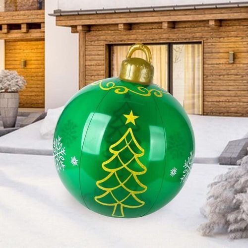 Noël Gonflable En Pvc Boule De Noël Décorée Géante Décorée En Pvc De Noël Extérieur Décora