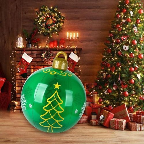 Noël Gonflable En Pvc Boule De Noël Décorée Géante Décorée En Pvc De Noël Extérieur Décora