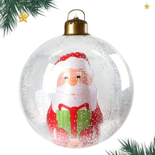 Ballon Gonflable De 60 Cm, Décoration Géante Pour Noël, Ballon Transparent Gonflable, Idéa