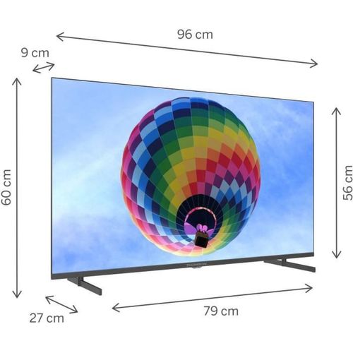 43qg4s14 - TV Qled 43 (109 Cm) - 4k 3840x2160 - Hdr 10 - Google TV - 2xhdmi 2.1 + 2xhdmi 2.0