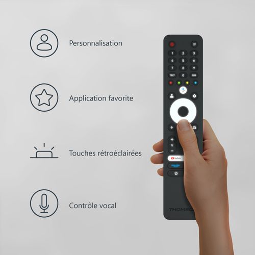 Télécommande Thomson Pour Google TV Hd/fhd