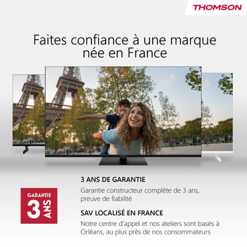 Téléviseur Full HD 40'' 101 cm THOMSON 40FG2S15W