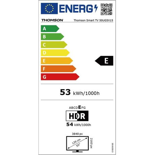 Téléviseur LED 50" (126 cm) 50ug5x15 - 4k  Ultra HD Smart TV Wifi Noir