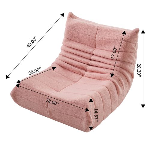Fauteuil Paresseux, Rose