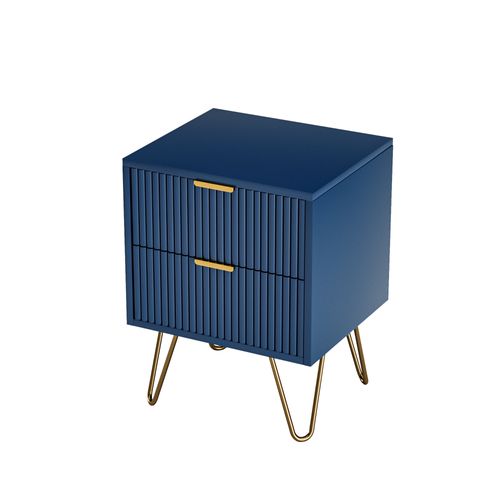 Table De Nuit, Buffet, 60 X 40 X 70 Cm, Bleu