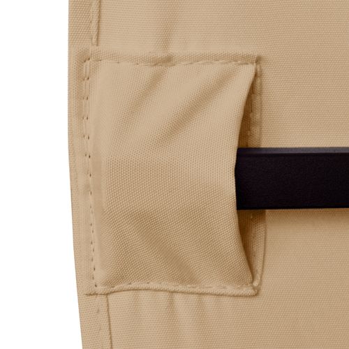 Toit De Remplacement Pour Gazebo, Polyester Beige, Protection Soleil, Vent Et Uv, 2.98 X 2.95 M