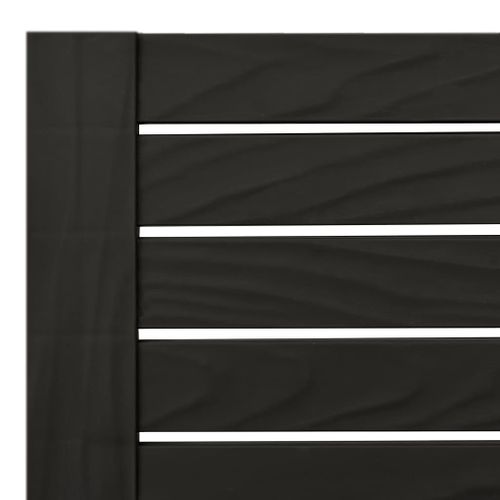Chaise Longue 2 Places - Transat - Bain De Soleil Double Noir 155x138x83 Cm Polypropylène