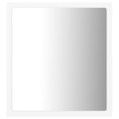 Miroir De Salle De Bain à LED - Miroir Mural Avec Éclairage Blanc 40x8,5x37 Cm Acrylique