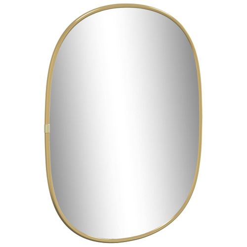 Miroir Mural - Miroir Suspendu - Miroir Décoratif Doré 40x30 Cm