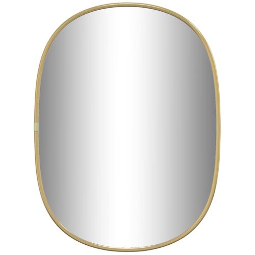 Miroir Mural - Miroir Suspendu - Miroir Décoratif Doré 40x30 Cm