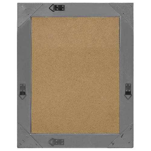 Miroir Mural - Miroir Suspendu - Miroir Décoratif Style Baroque 50x60 Cm Noir