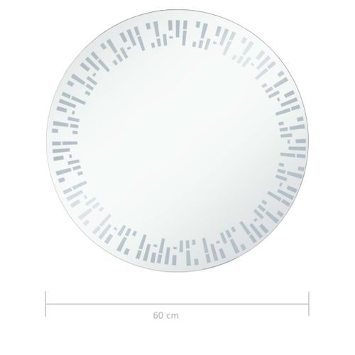 Miroir à LED - Miroir Mural Avec Éclairage Pour Salle De Bain 60 Cm