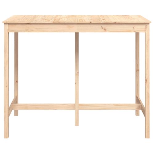 Table De Bar - Table Haute - Table à Manger 140x80x110 Cm Bois Massif De Pin
