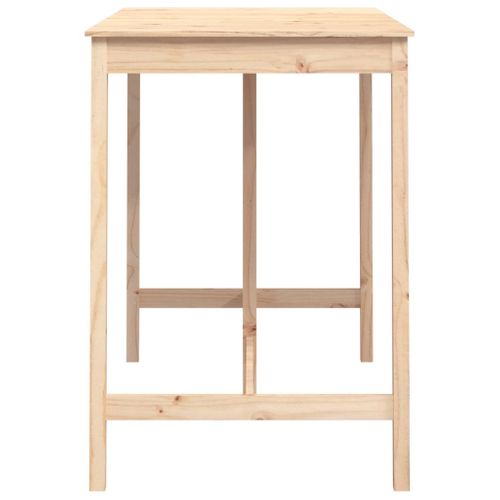 Table De Bar - Table Haute - Table à Manger 140x80x110 Cm Bois Massif De Pin