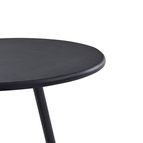 Table De Bar - Table Haute - Table à Manger Noir 60x107,5 Cm Mdf