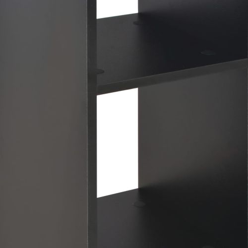 Table De Bar - Table Haute - Table à Manger Noir 60x60x110 Cm