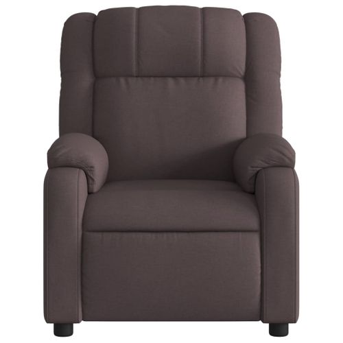 Fauteuil Relax - Fauteuil Inclinable - Fauteuil De Relaxation Marron Foncé Tissu