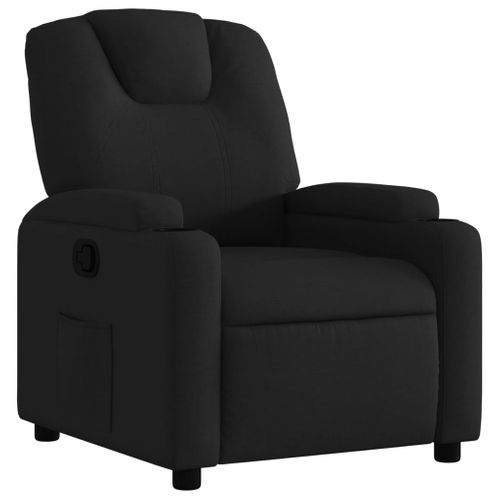 Fauteuil Relax - Fauteuil Inclinable - Fauteuil De Relaxation Noir Tissu