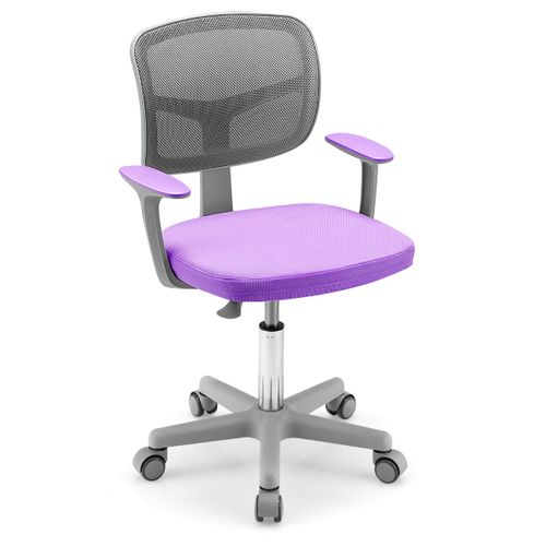 Fauteuil De Bureau, Chaise De Bureau à Roulettes Pour Enfants Verrouillage Automatique Soutien Lom